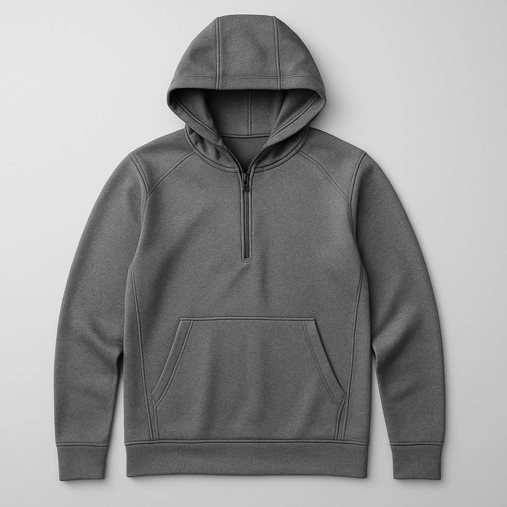 Grey performance fleece training hoodie